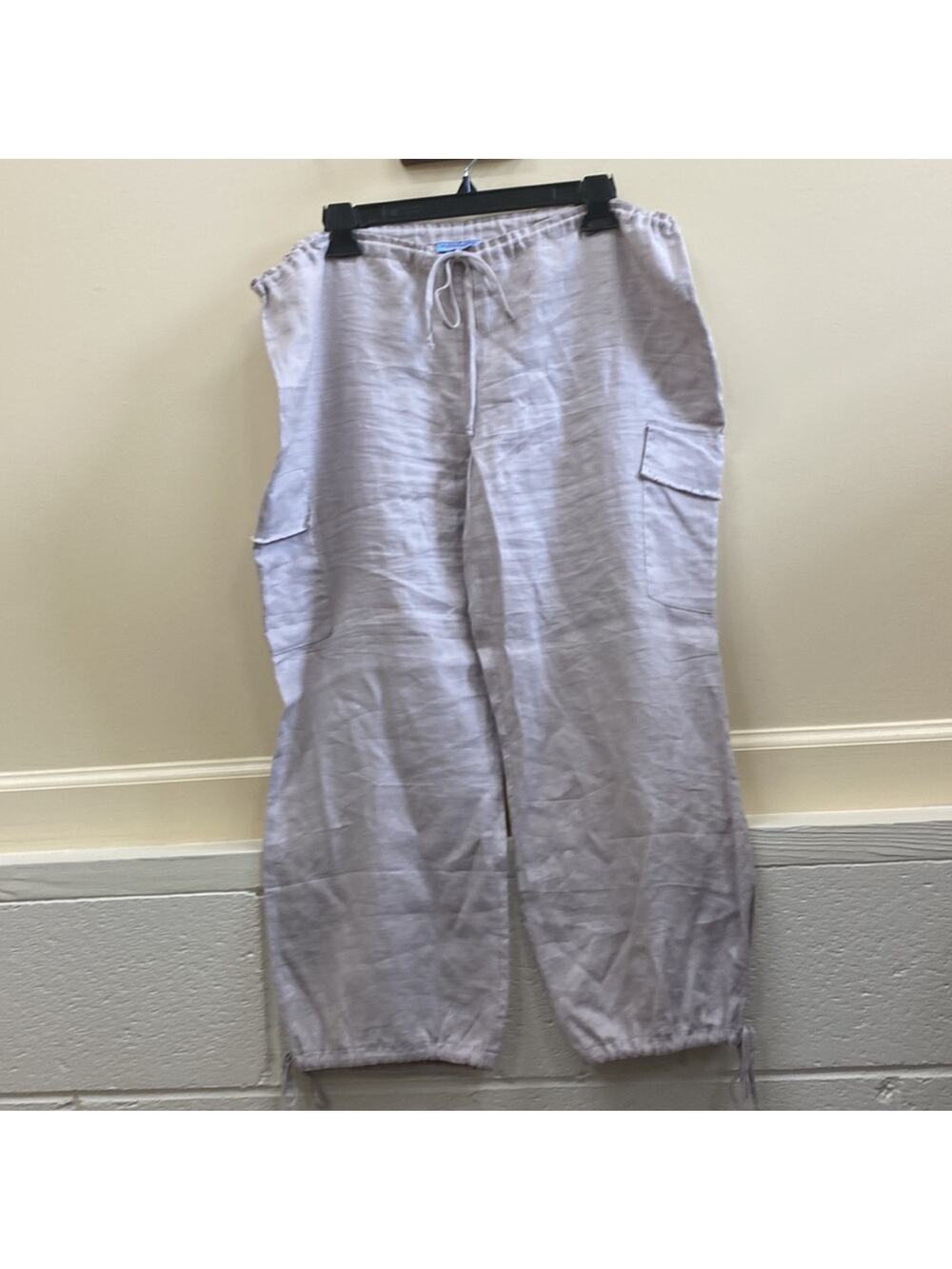 ACROBAT women’s L khaki linen pants